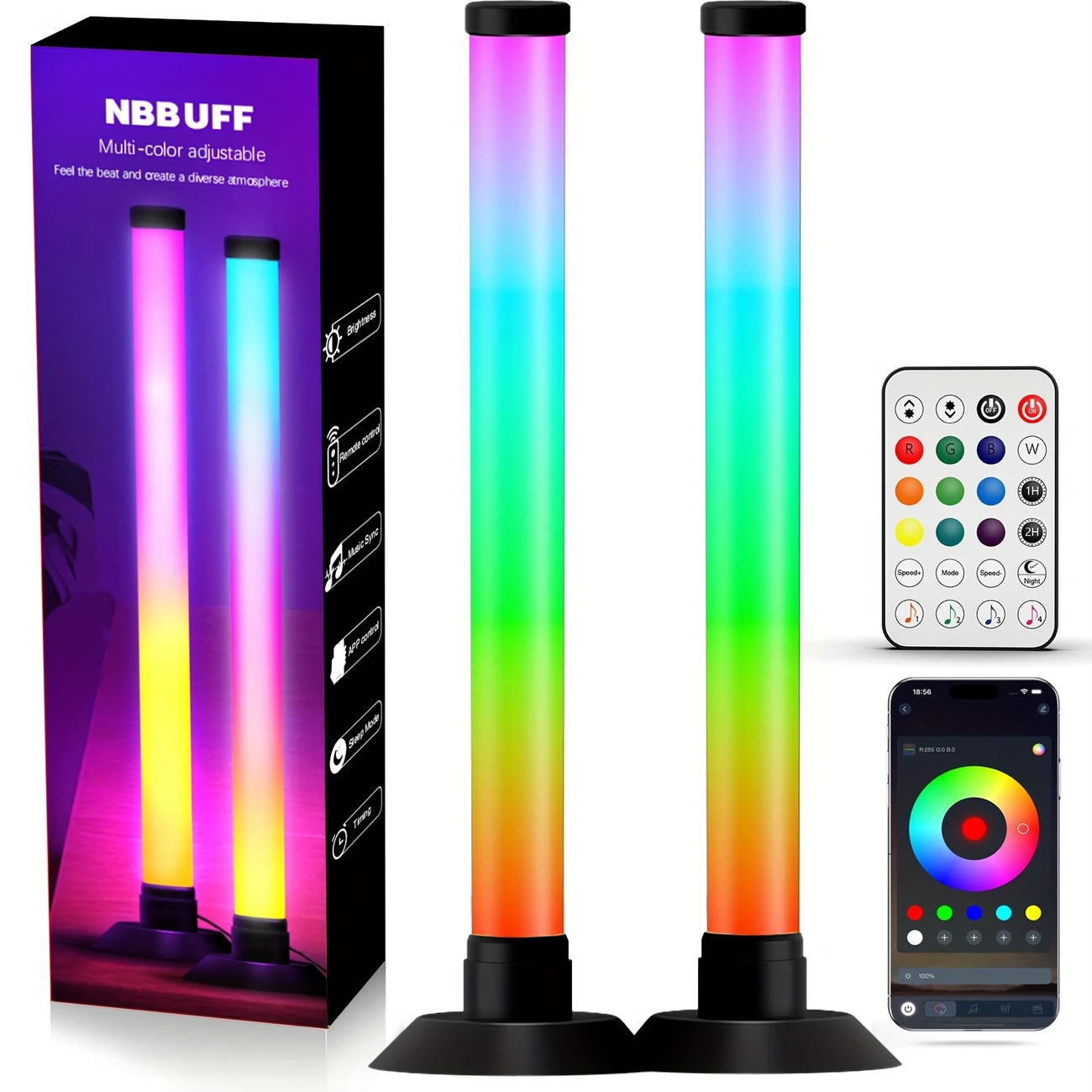 TileByte™ Tabletop RGB Light Bars